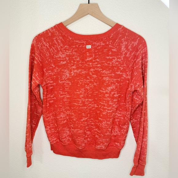 Billabong Orange Moon Magic Cow Skull Sweatshirt Small - Picture 2 of 7
